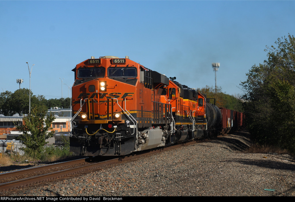 southbound BNSF manifest